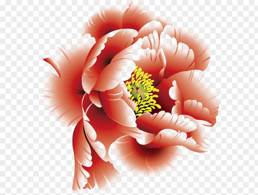 Decorative Material Peony Flower Clip Art PNG