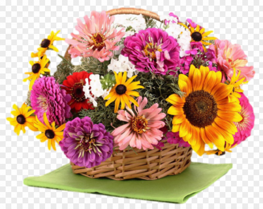 Flower Bouquet Desktop Wallpaper Basket Floristry PNG