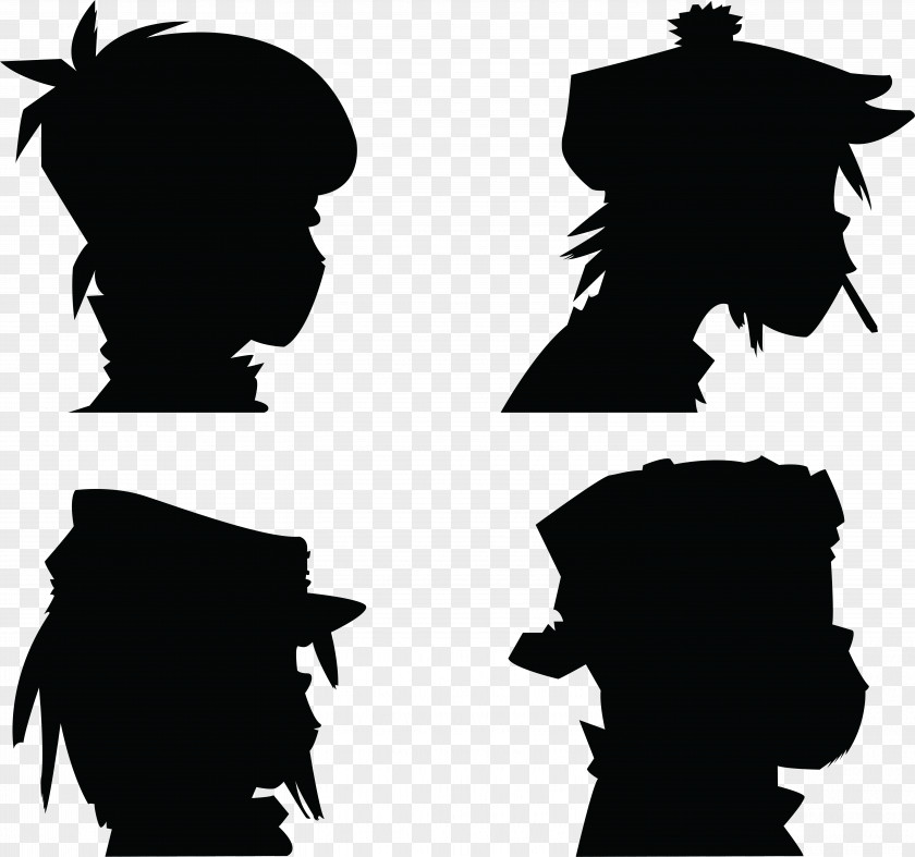 Made Vector Demon Days Gorillaz 2-D Phonograph Record Noodle PNG