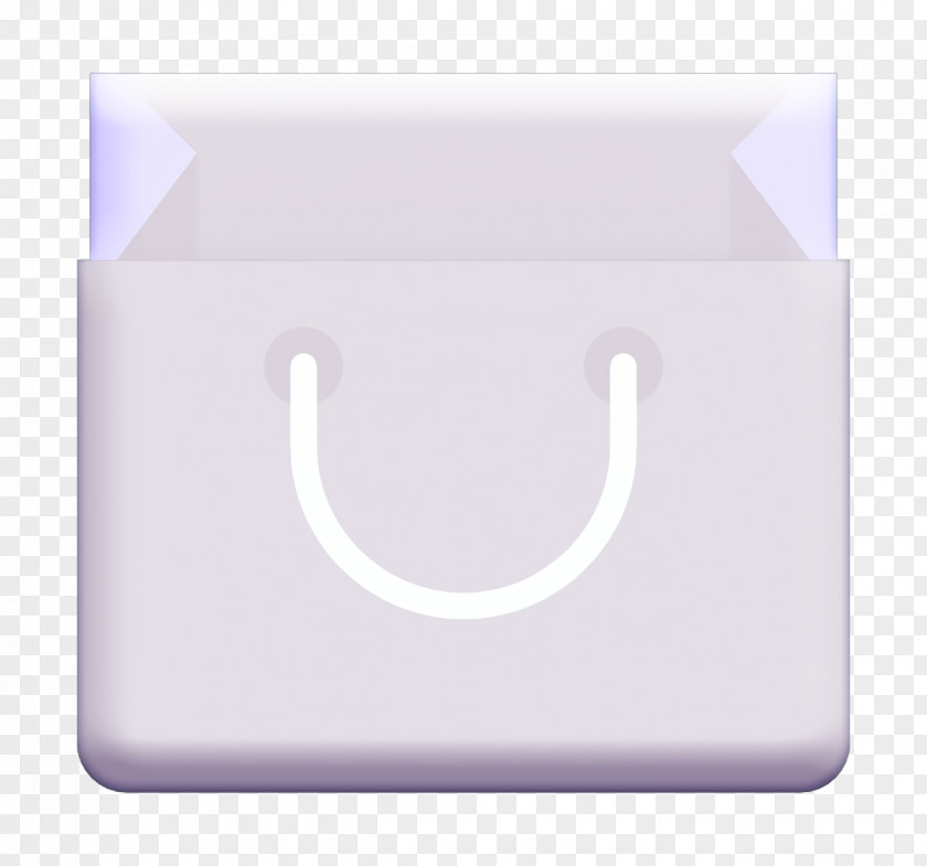 Rectangle White Shop Icon Bag Business PNG