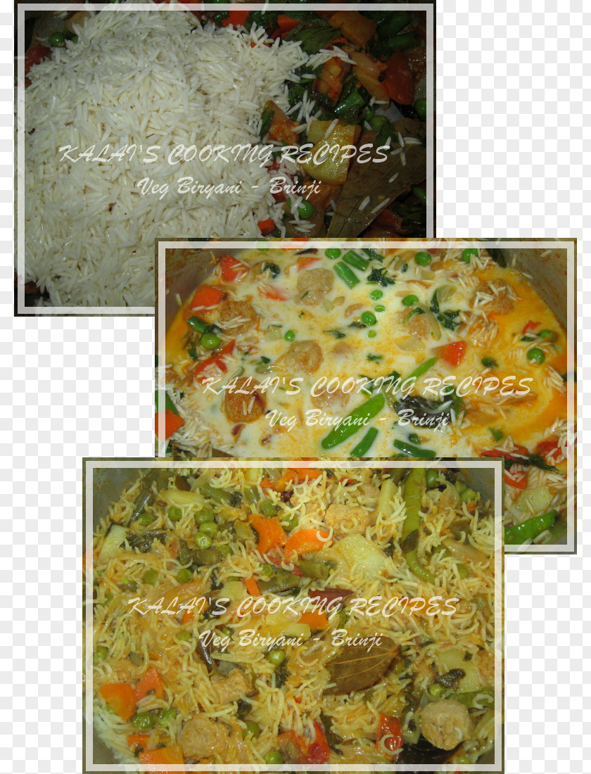 Biriyani Vegetarian Cuisine Indian Food Dish PNG