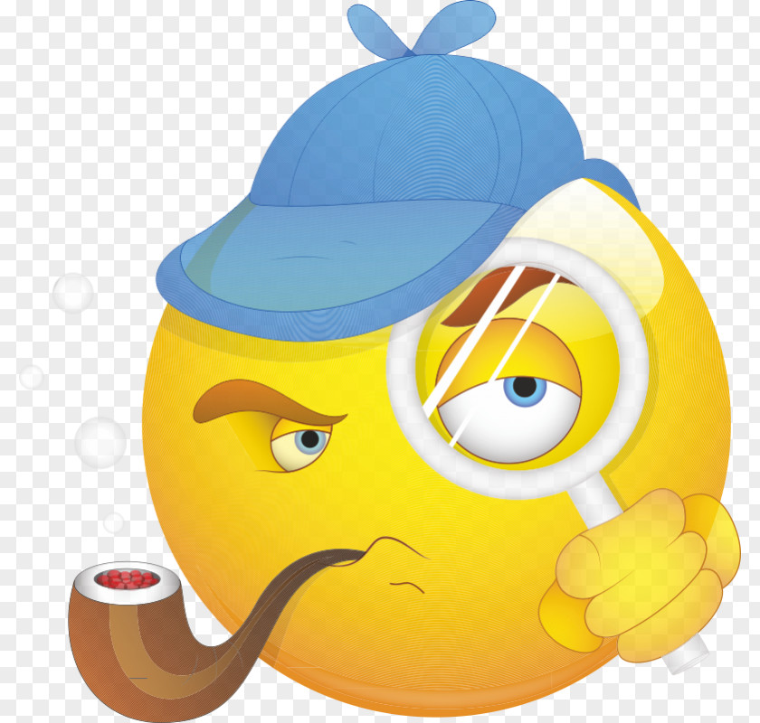 Emoji Emoticon Smiley Detective Clip Art PNG