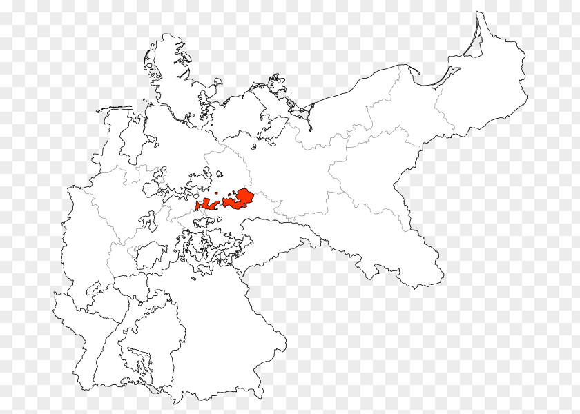 Map Kingdom Of Saxony German Empire North Confederation Bavaria PNG