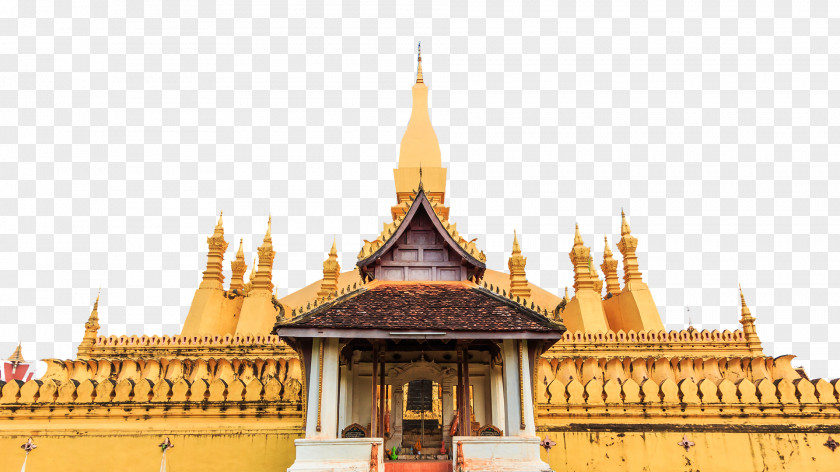 Sa Nam Luang Pha That Temple Wat Prabang Travel PNG