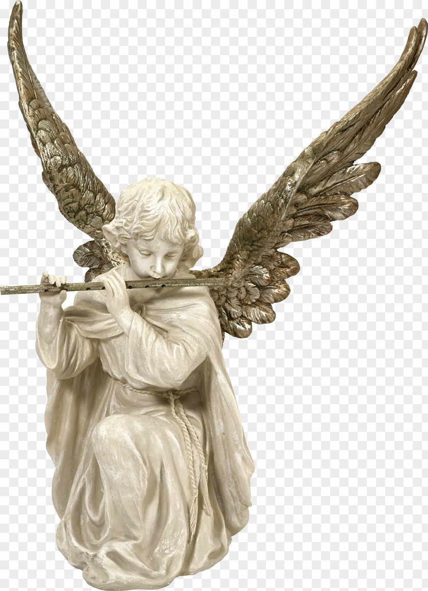 Angel Figurine Statue Sculpture PNG