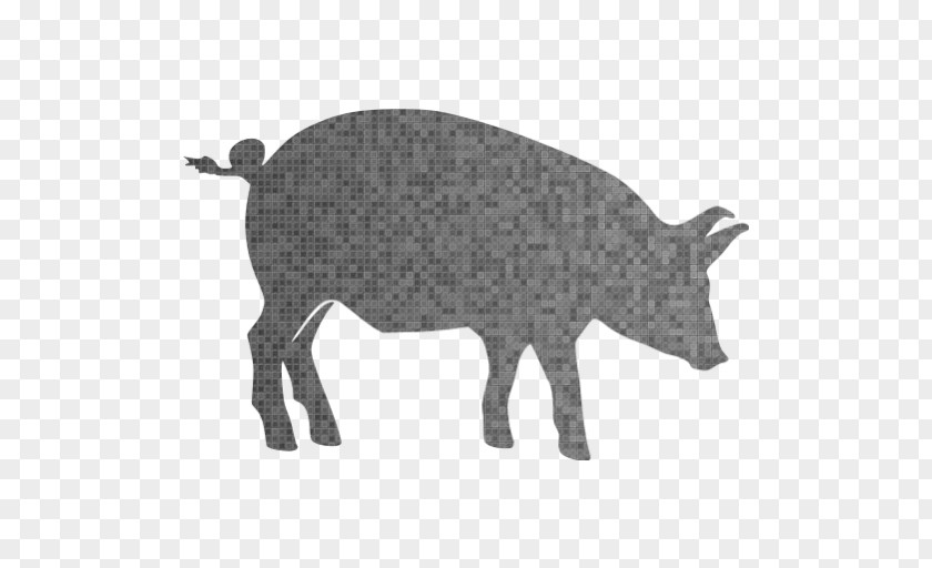 Pig Roast Barbecue Sticker Gray Wolf PNG