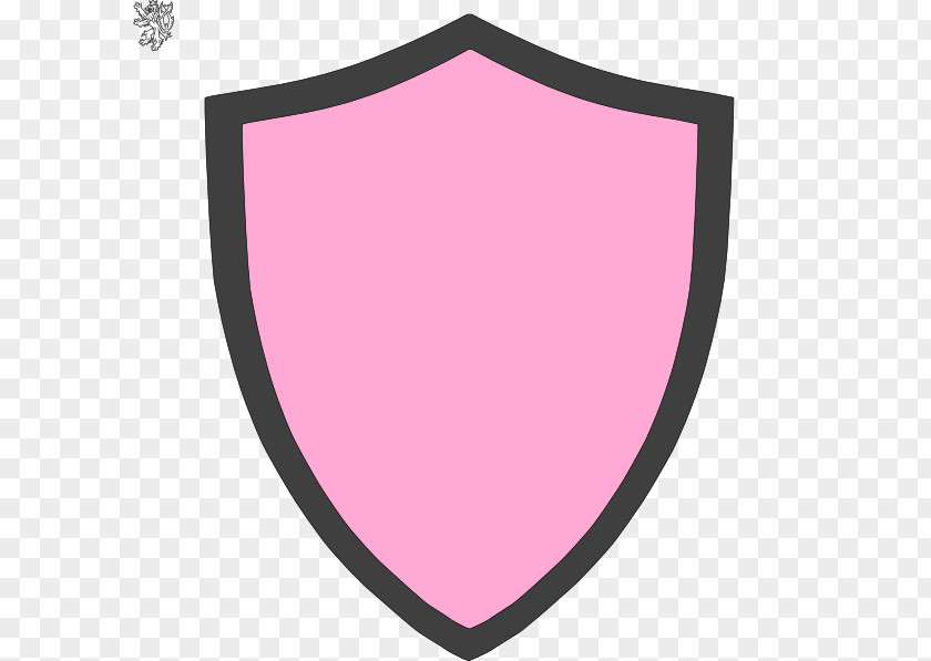 Pink Shield Clip Art PNG