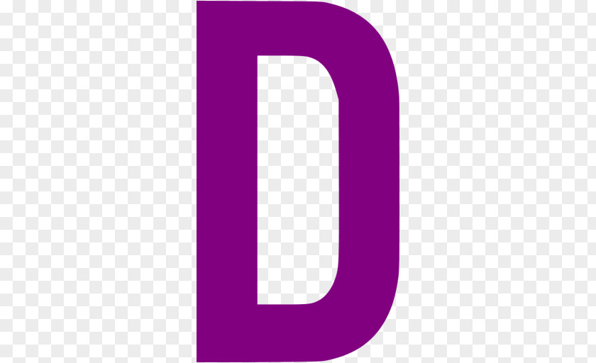 Purple Letter PNG