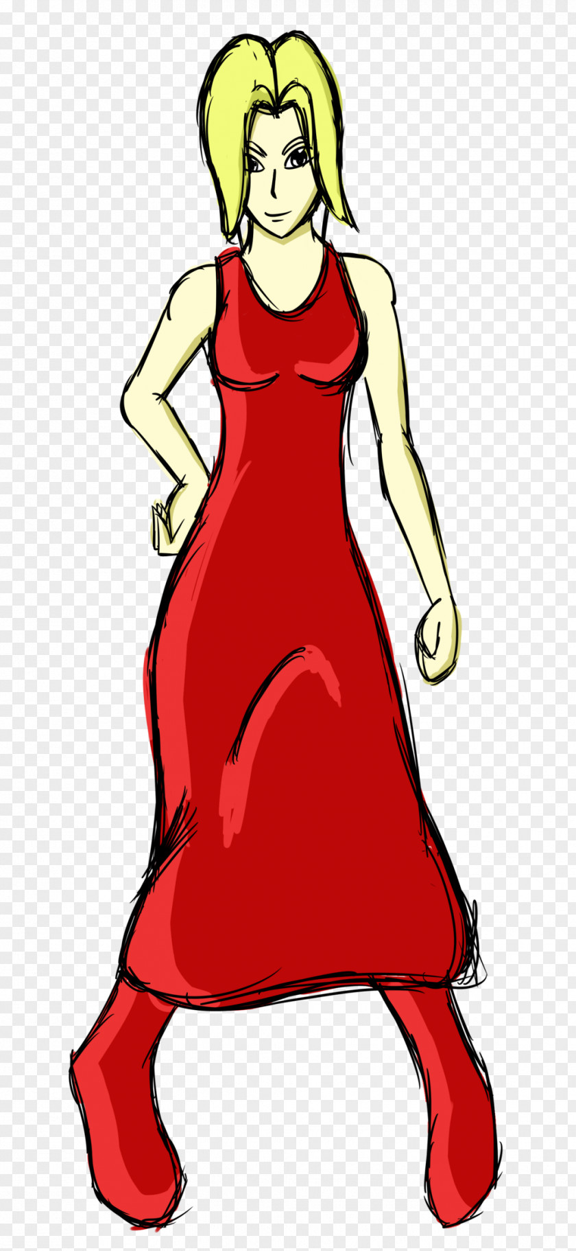 Red Dress Dragon Ball Z Shin Budokai: Another Road Krillin Yajirobe Fusions PNG