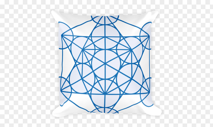 Square Geometry Metatron's Cube Sacred Overlapping Circles Grid PNG