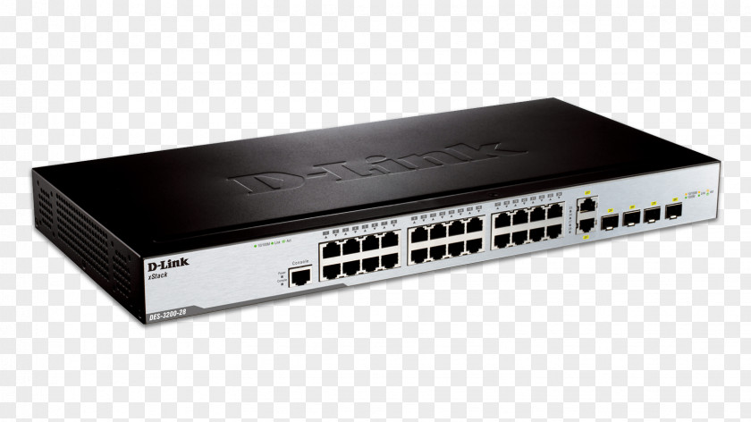 Switch Gigabit Ethernet Stackable Small Form-factor Pluggable Transceiver Network D-Link PNG