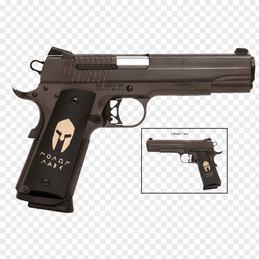 Weapon SIG Sauer 1911 .45 ACP M1911 Pistol Firearm PNG