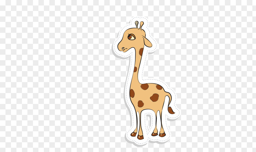 Giraffe Birthday Cake Happy To You Greeting Card PNG
