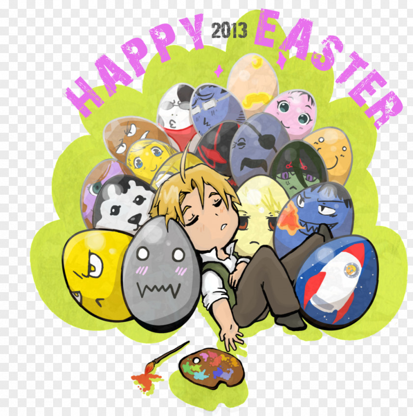 Happy Easter Edward Elric Egg Happiness Fullmetal Alchemist PNG