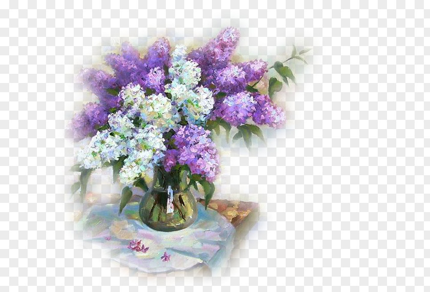 Lilac Cut Flowers Flower Bouquet Clip Art PNG