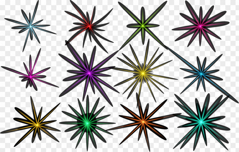 Vector Hand Colored Stars Euclidean Adobe Illustrator PNG