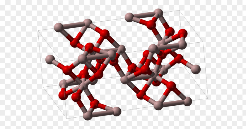 Aluminium Oxide Corundum Crystal Structure PNG