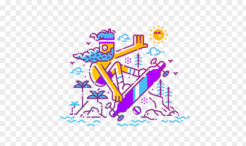 Athletes Sea Surf PNG