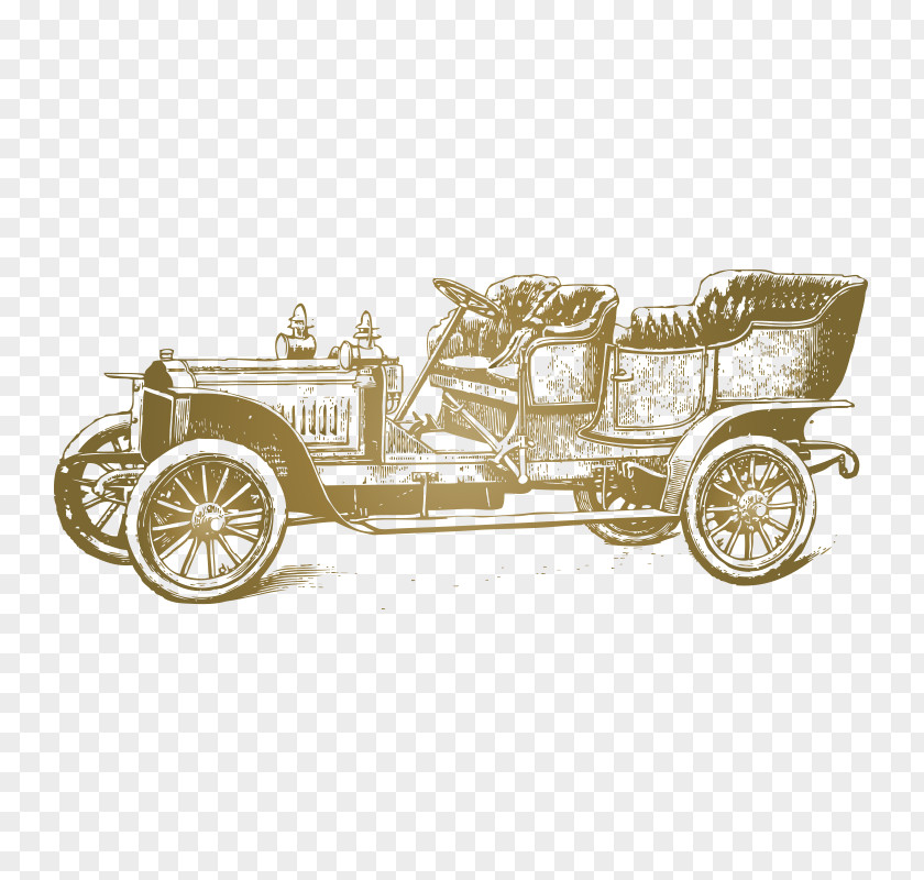 Classic Car Driving Test Vintage PNG car test , Ancient car,Retro clipart PNG