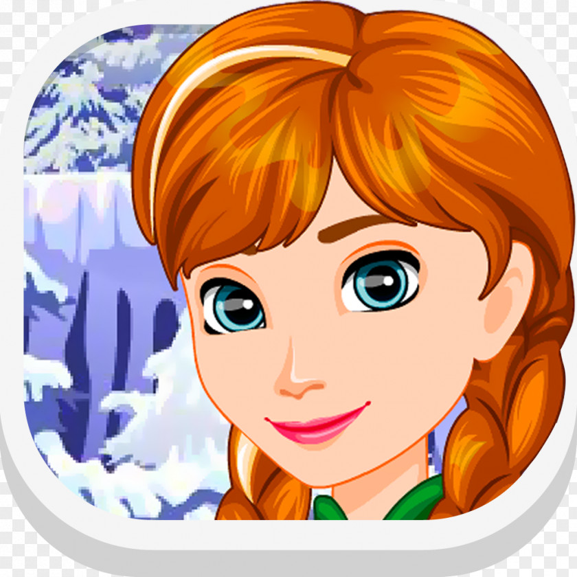 Frozen Anna Cafe Bazaar Android Nose Cheek Forehead PNG