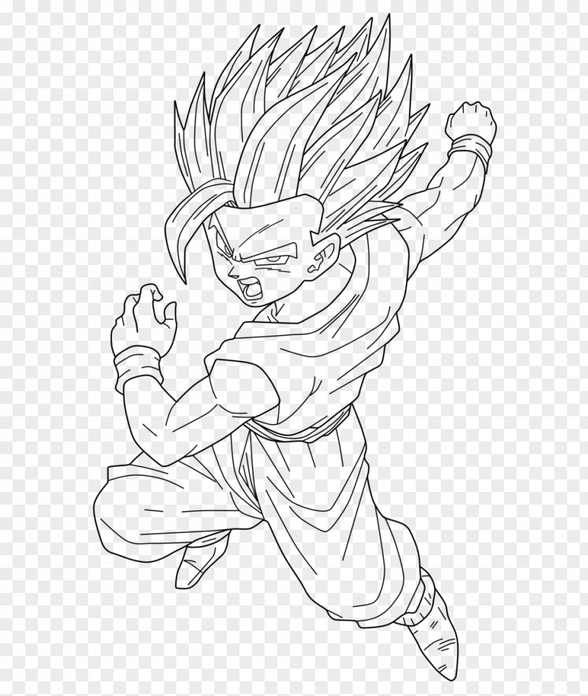 Goku Vegeta Gohan Majin Buu Goten PNG