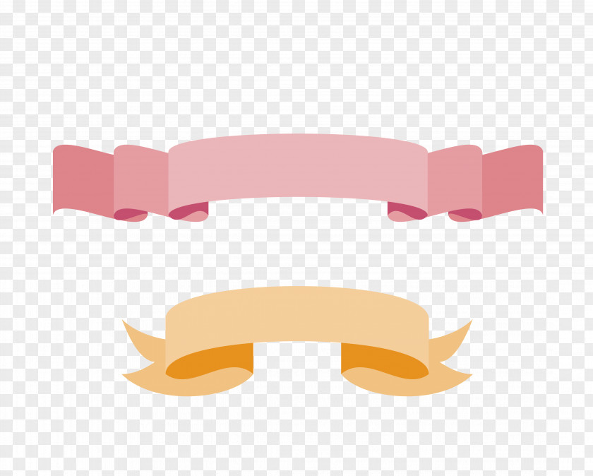 Vector Color Easter Ribbon Two PNG
