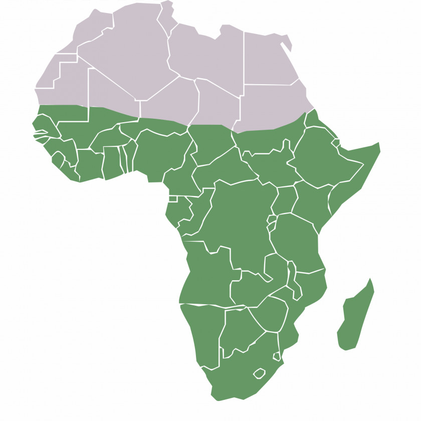 Africa Sub-Saharan South United States Middle East PNG