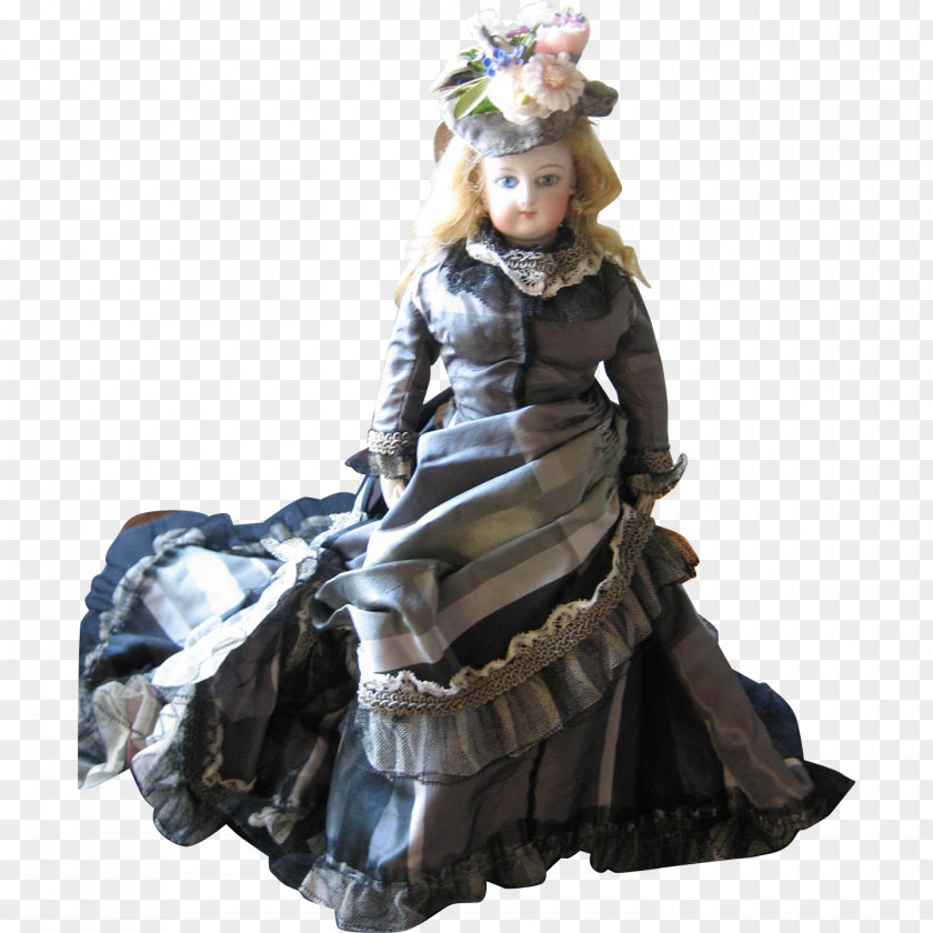 Bisque Doll Costume Design Figurine PNG