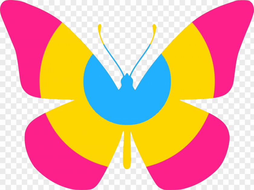 Colorful Butterfly Machine Monarch Pansexuality Pansexual Pride Flag Clip Art PNG