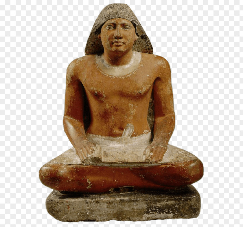 Egypt Ptahhotep Ancient The Seated Scribe Mesopotamia PNG