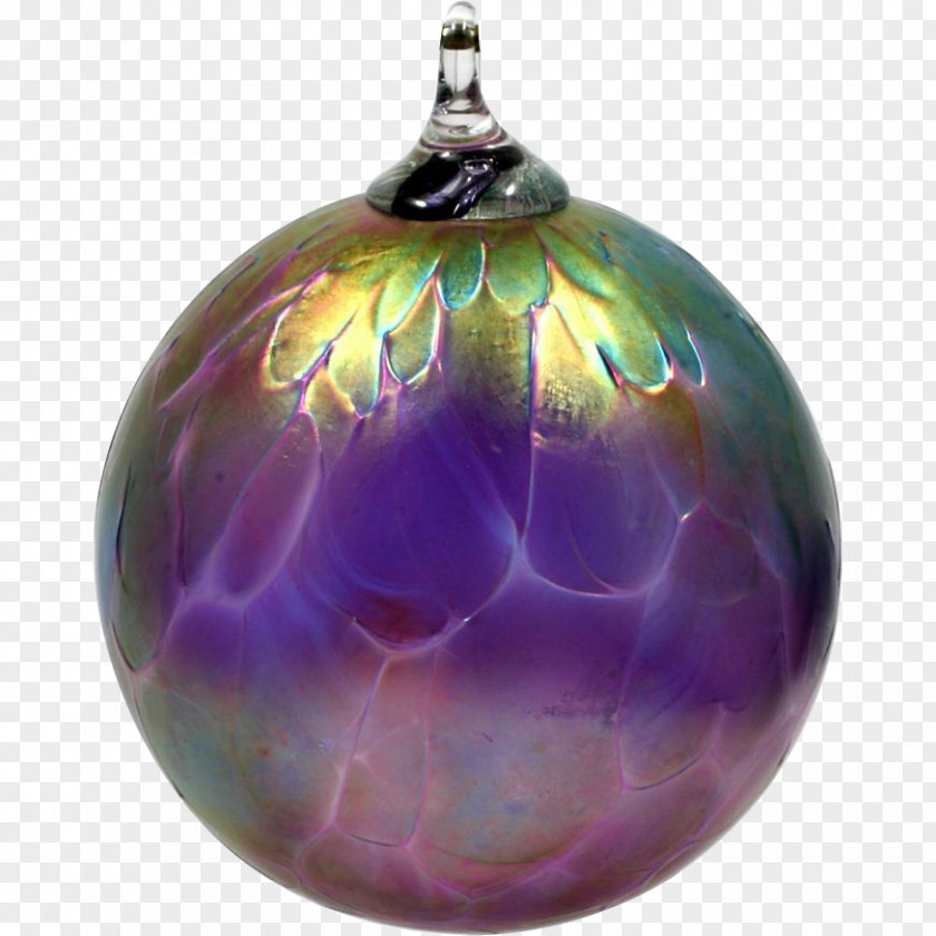 Glass Christmas Ornament Sphere PNG