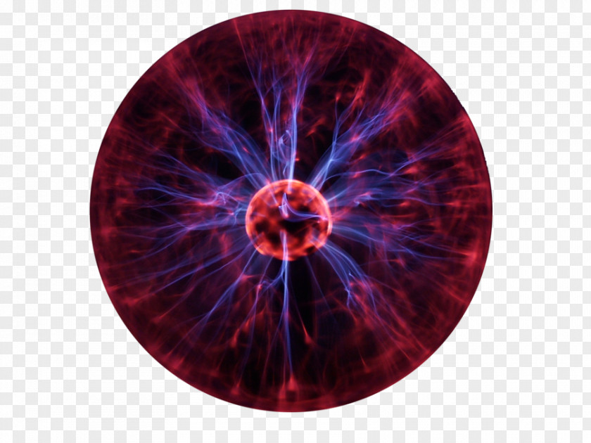 Lightning Ball Plasma Globe PNG