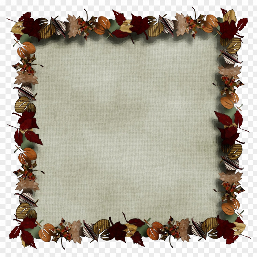 Lei Rectangle Background Watercolor Frame PNG