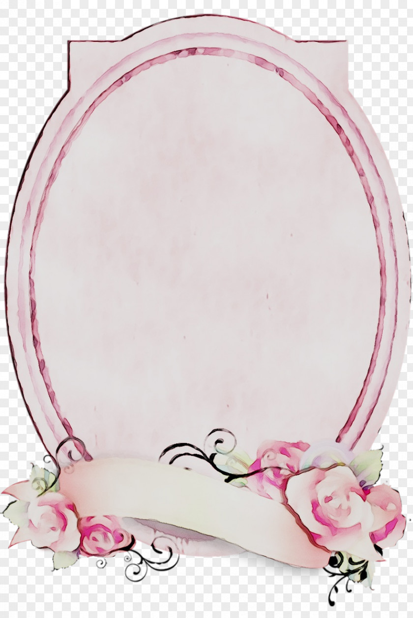 Picture Frames Oval Pink M Cosmetics Tableware PNG