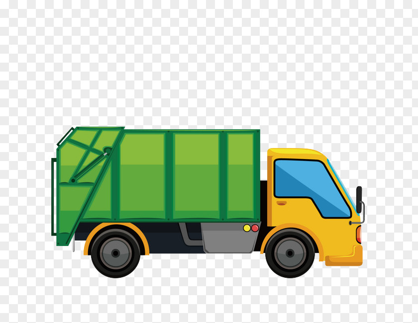 Truck Garbage Vector Graphics Car Illustration PNG