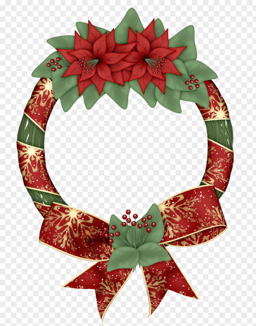 Vintage Garland Christmas Decoration Ornament Party PNG