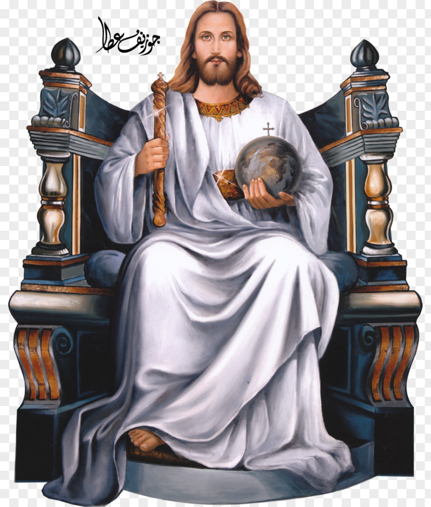 White Throne Christ The King Bible God Sacred Heart PNG
