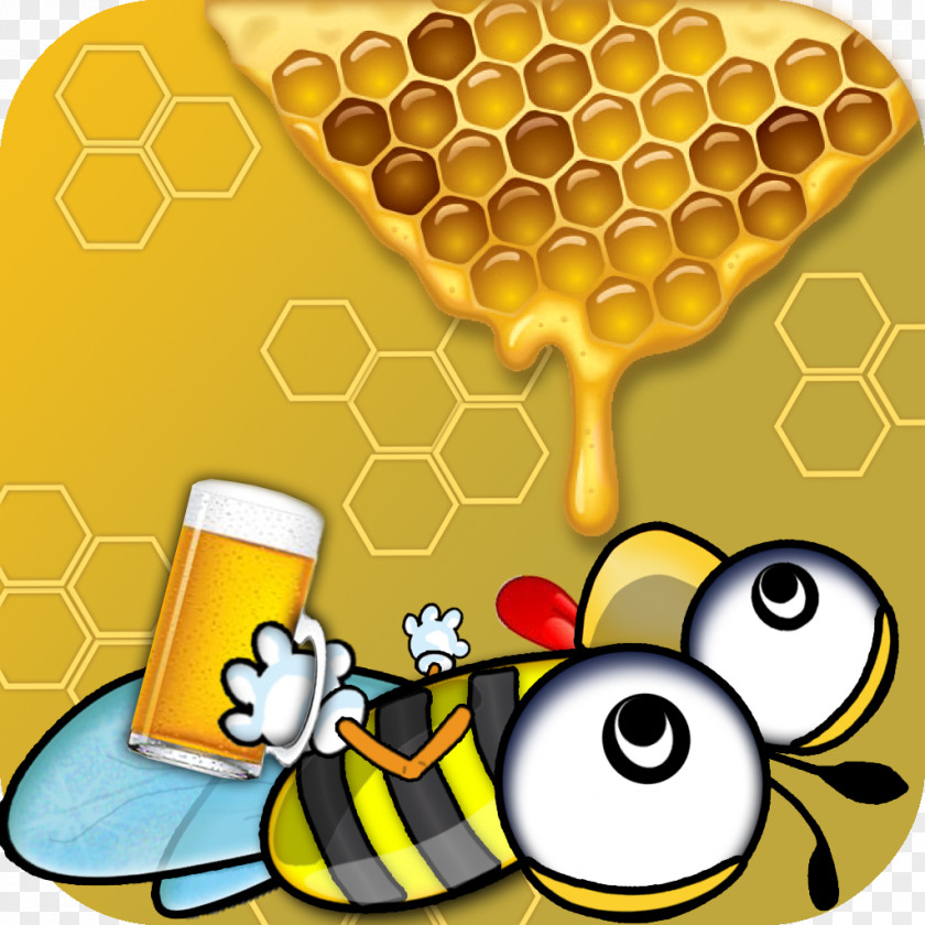 Insect Pollinator Bee Cartoon PNG