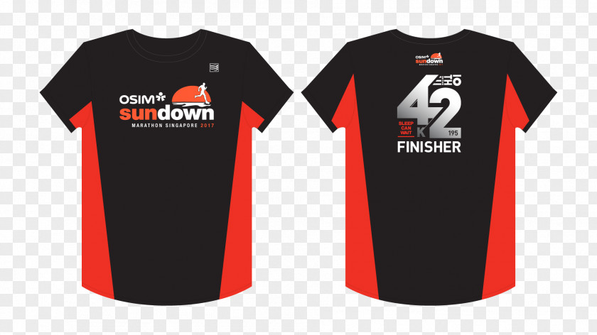 T-shirt Printing Sundown Marathon Singapore Sleeveless Shirt PNG