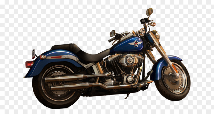 Fat Boy Harley-Davidson FLSTF Softail Motorcycle CVO PNG