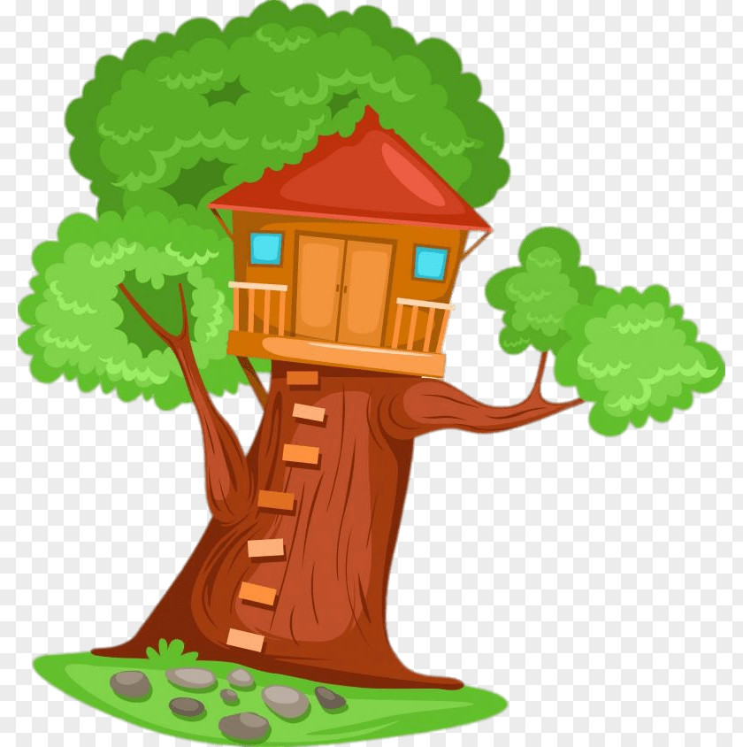 House Tree Clip Art PNG