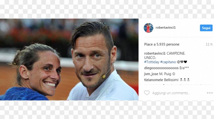 TOTTI Francesco Totti A.S. Roma Corriere Dello Sport Social Media PNG