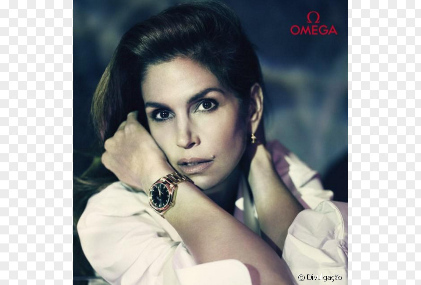 Watch Cindy Crawford Omega Speedmaster SA Fashion PNG