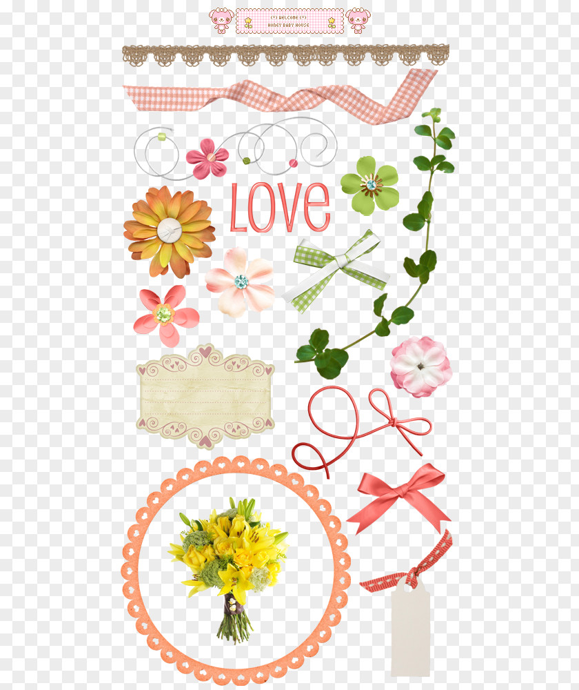Deco Floral Design Clip Art Font Pattern PNG