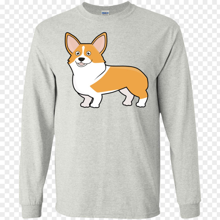 Pembroke Welsh Corgi Long-sleeved T-shirt Hoodie PNG