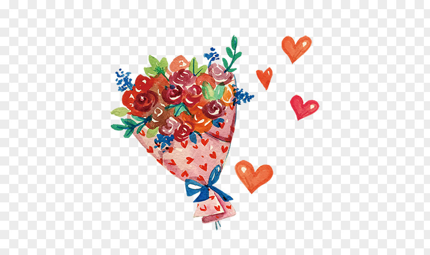 Bouquet Flower Cartoon PNG