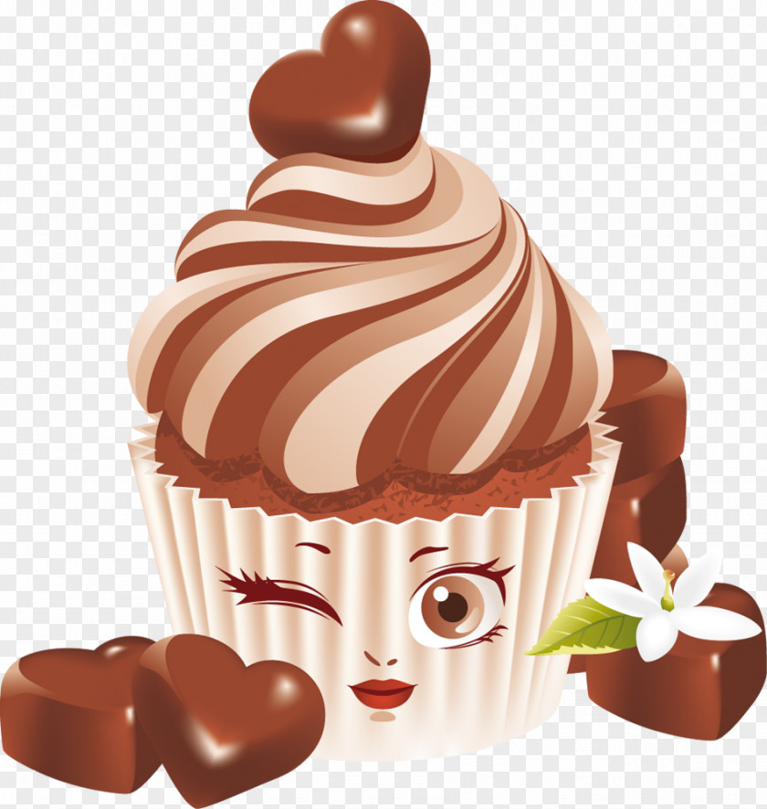 Chocolate Cake Cupcake Vector Graphics Birthday PNG