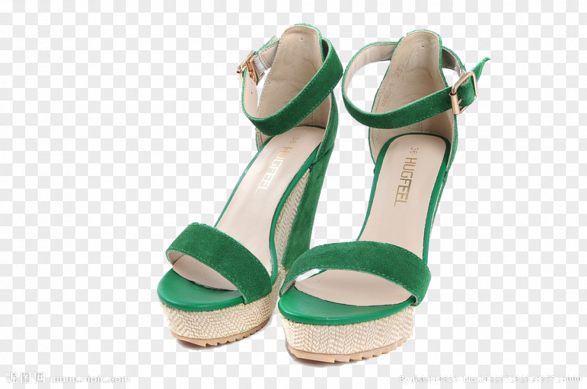 Dark Green In Summer Sandals Slipper Sandal Platform Shoe High-heeled Footwear PNG