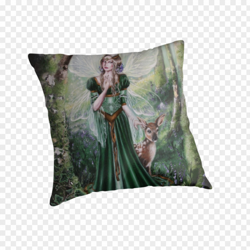 Fairy Forest Throw Pillows Cushion PNG