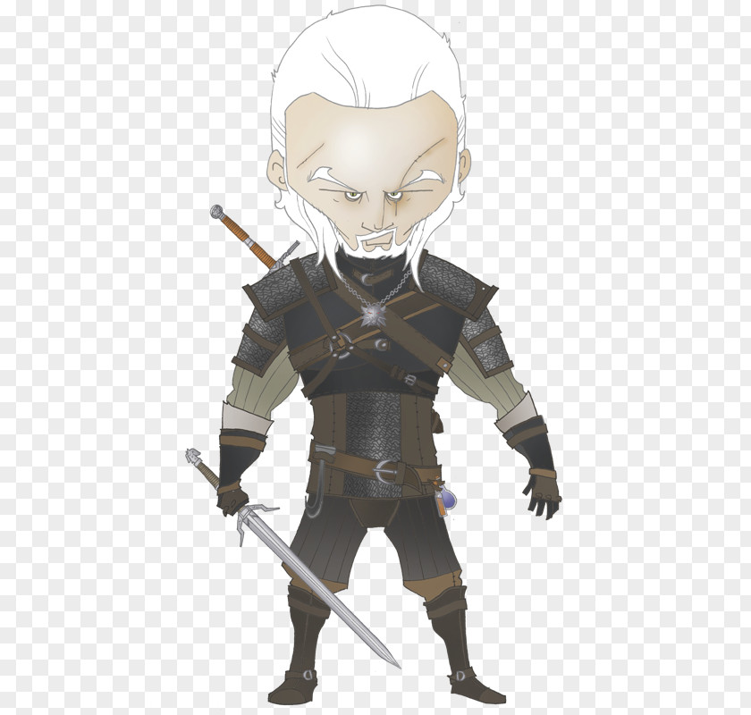 Geralt Of Rivia Knight Armour Cartoon Character PNG